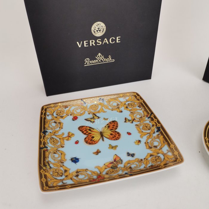 Rosenthal - Versace - Fad (2) - "Le Jardin de Versace" - Keramik