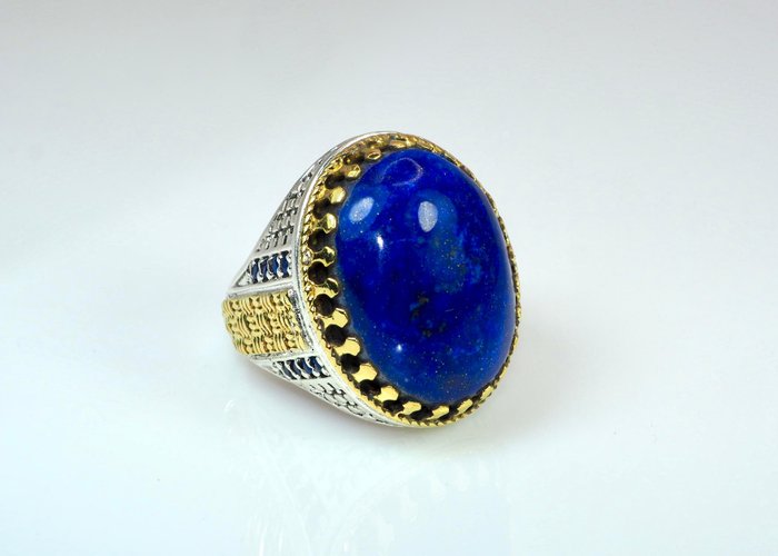 Ingen mindstepris - Ring Sølv Lapis lazuli