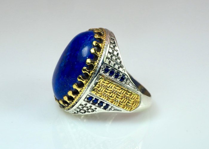 Ingen mindstepris - Ring Sølv Lapis lazuli