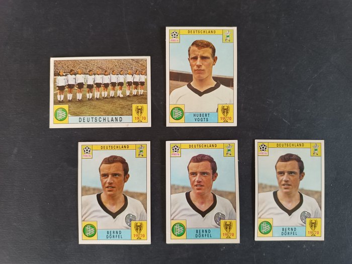 Panini - Mexico 70 World Cup - Germany - 5 Card