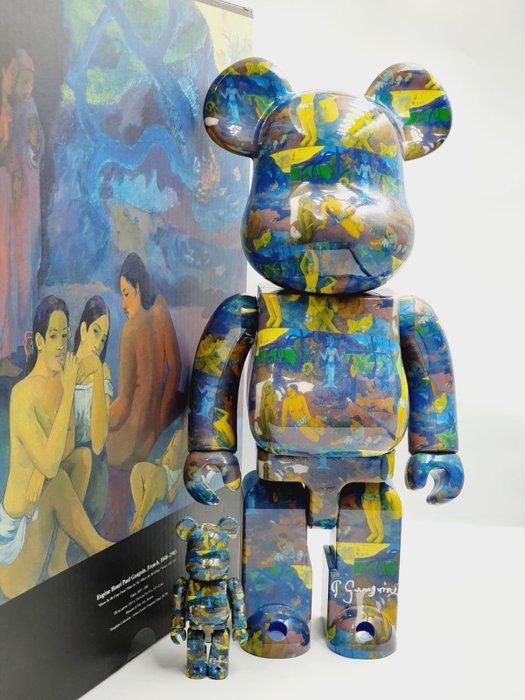 Paul Gauguin X Medicom  Be@rbrick - Be@rbrick 400% 100% Where Do We Come From? What Are We? Where Are We Going?Bearbrick 2022