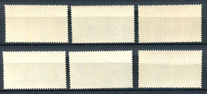 Italien Kongerige 1932/1933 - Luftpost, to komplette sæt - S1505, S1508.