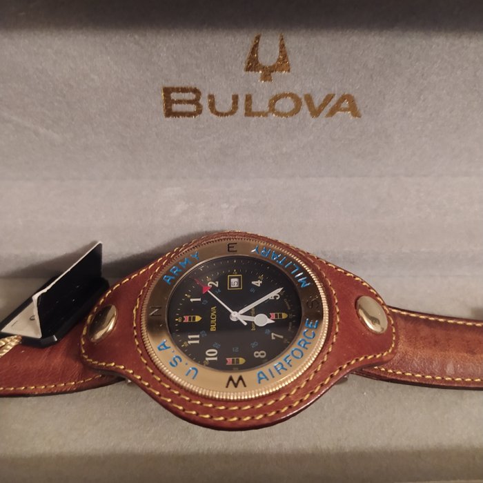 Bulova - Bombardiere U.S.A Army Military Airforce - Ingen mindstepris - Mænd - 1980-1989