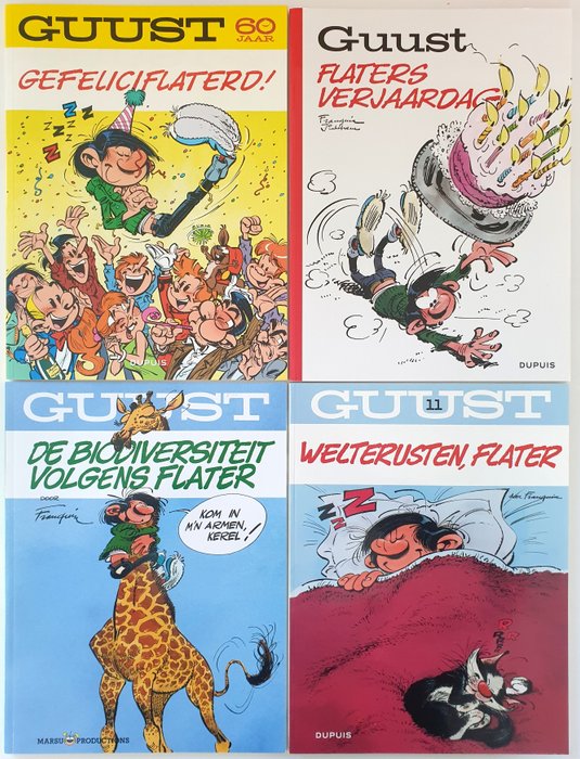 Guust Flater - 0 t/m 19  4 speciale uitgaves - 24 Album - 1970/2017