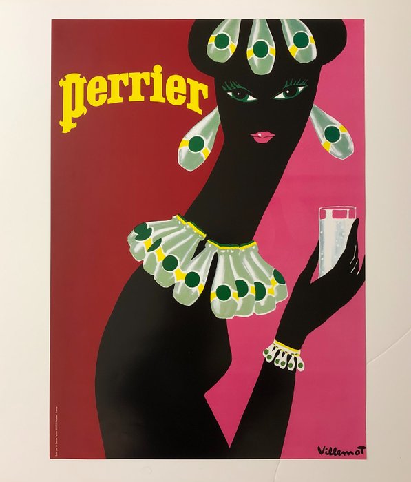 Bernard Villemot - Perrier - 1980‹erne