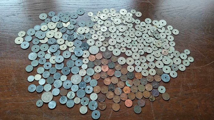 Belgien. Lot of more then 300 old Belgium coins  (Ingen mindstepris)