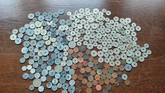 Belgien. Lot of more then 300 old Belgium coins  (Ingen mindstepris)