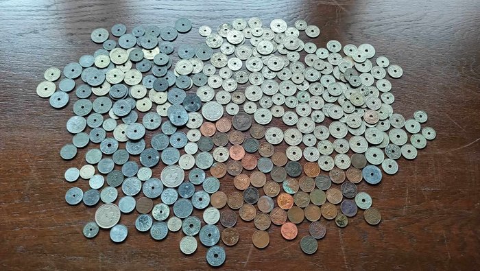 Belgien. Lot of more then 300 old Belgium coins  (Ingen mindstepris)