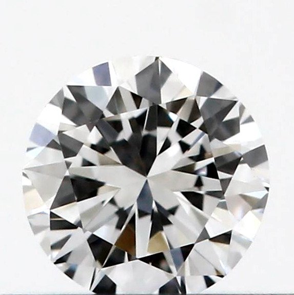 1 pcs Diamant  (Natur)  - 030 ct - Rund - D (farveløs) - VVS1 - Gemological Institute of America (GIA)