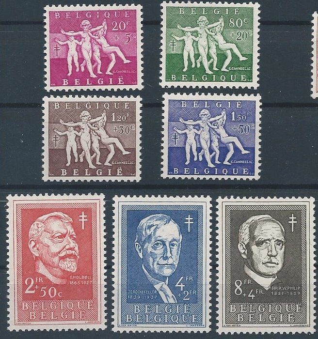 Belgien 1955/1956 - 2 Komplet bind - OBP 961/1007