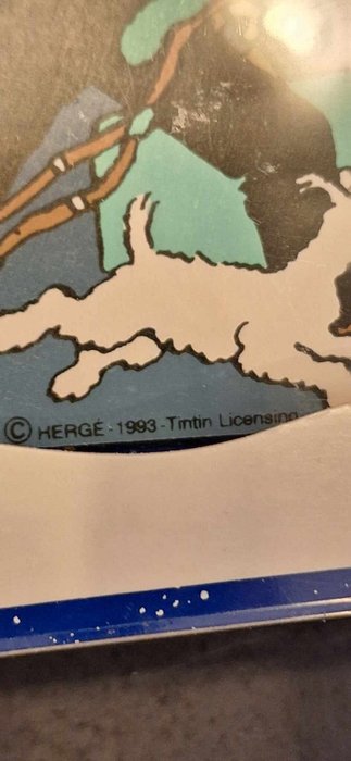 Tintin - 1 Tintin ur mærke Trousselier i træ i sin originale emballage - 1993