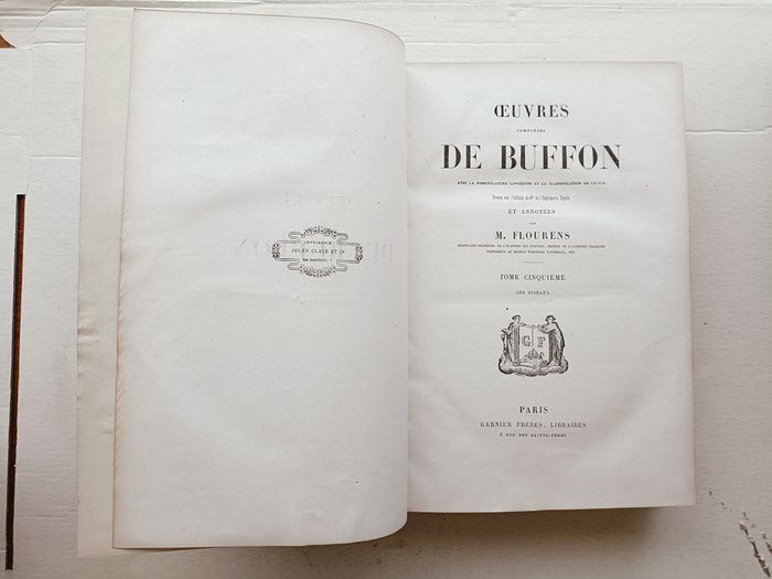 Buffon - Œuvres complètes de Buffon, Les Oiseaux - 1850