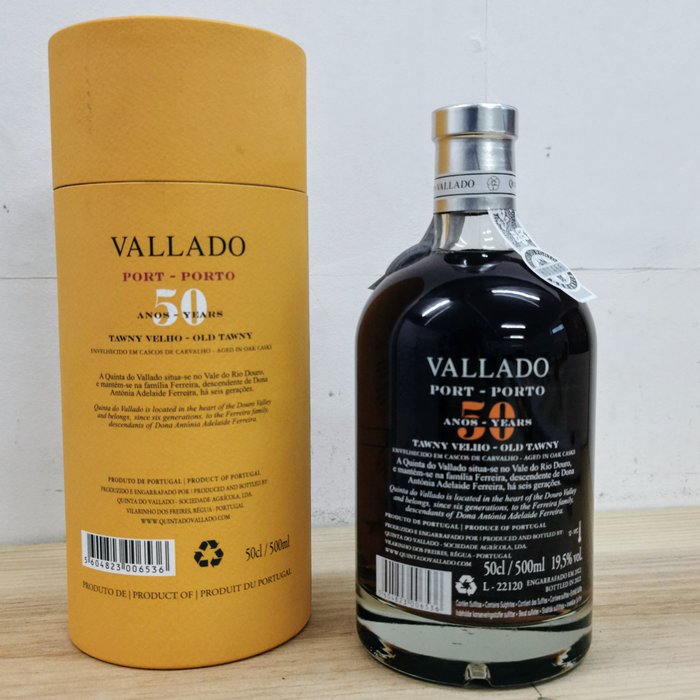 Vallado - 50 years old Tawny -  Douro  - 1 Jennie (0,5 L)