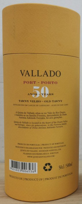 Vallado - 50 years old Tawny -  Douro  - 1 Jennie (0,5 L)