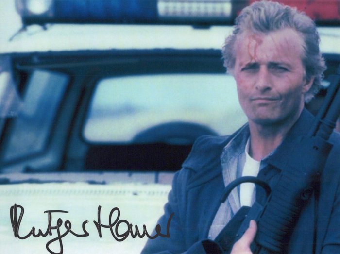 The Hitcher - Signed by Rutger Hauer (+) (John Ryder)