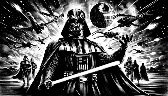 Henshin (Marco Celante) - 1 Giclée - Star Wars - Star Wars Tribute - Darth Vader - 2023