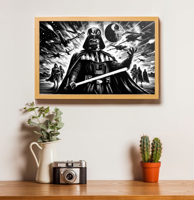 Henshin (Marco Celante) - 1 Giclée - Star Wars - Star Wars Tribute - Darth Vader - 2023