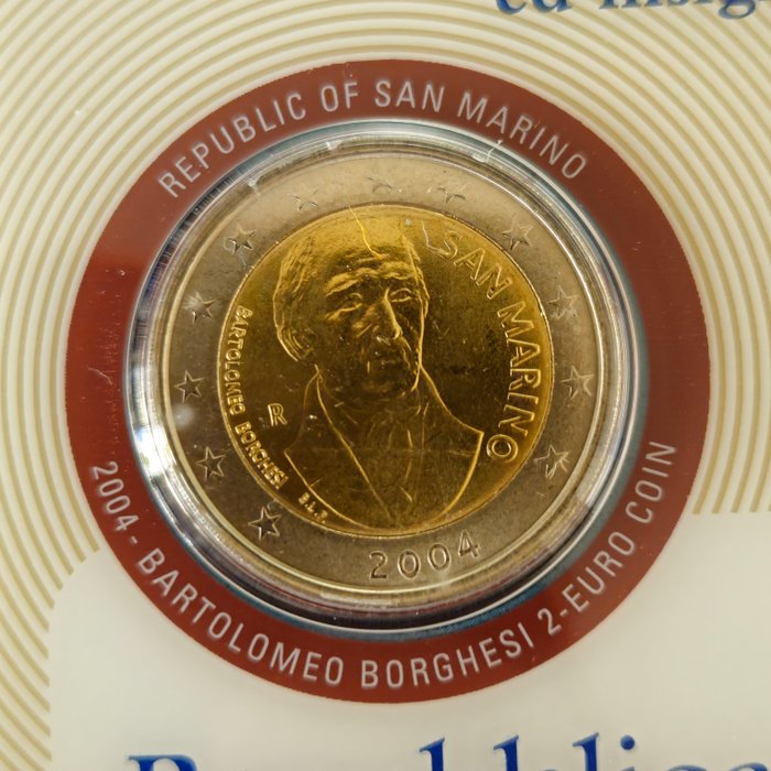 San Marino. 2 Euro 2004 "Bartolomeo Borghesi"  (Ingen mindstepris)