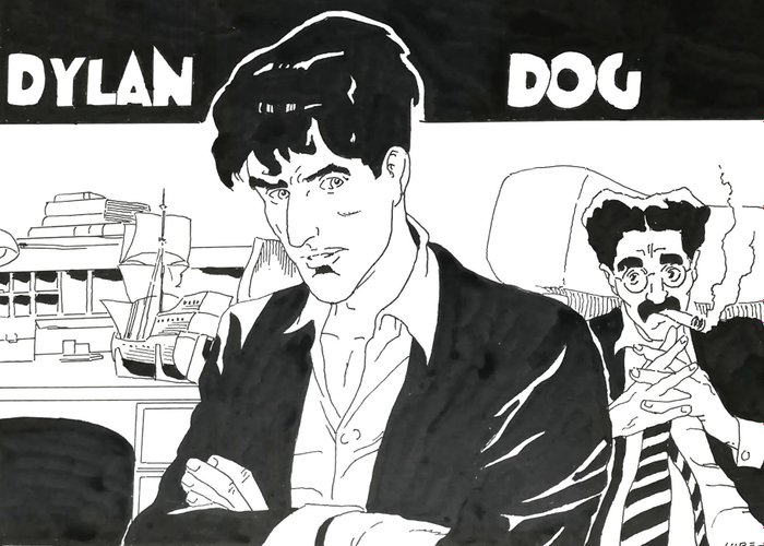 Bernasconi, Luciano "Lube" - Original drawing - Dylan Dog - "Dylan Dog  Groucho"