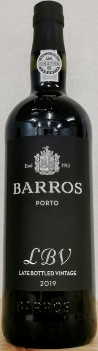 2019 Barros - Late Bottled Vintage Port -  Porto  - 6 Flasker (0,75 L)