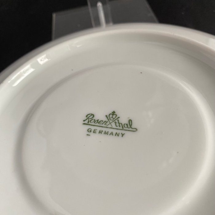 Rosenthal, 6 soepkommen met schotels Lotus - Suppeskål (6) - Lotus 1957 - Porcelæn - Suppeskåle og fade