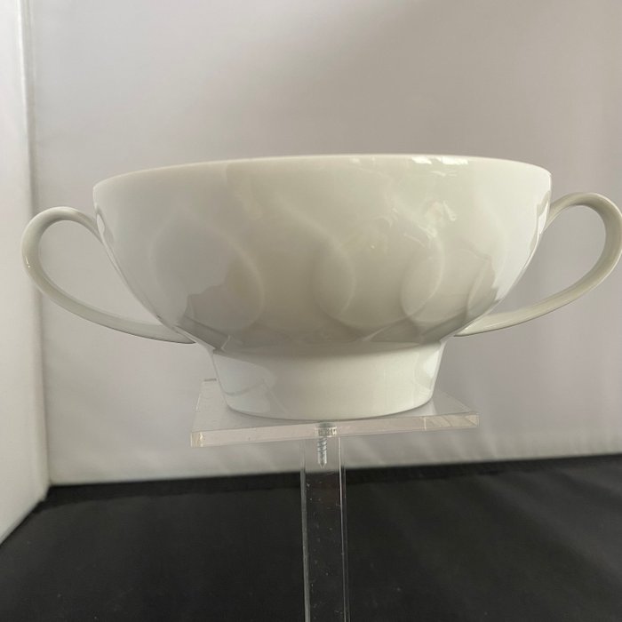 Rosenthal, 6 soepkommen met schotels Lotus - Suppeskål (6) - Lotus 1957 - Porcelæn - Suppeskåle og fade