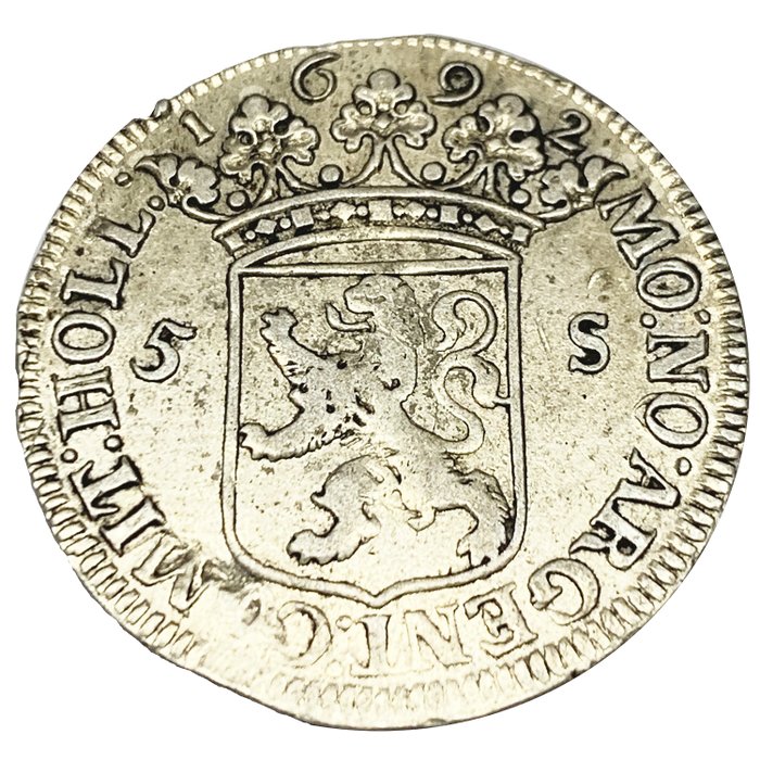 Nederlandene, Holland 5 Stuivers 1692