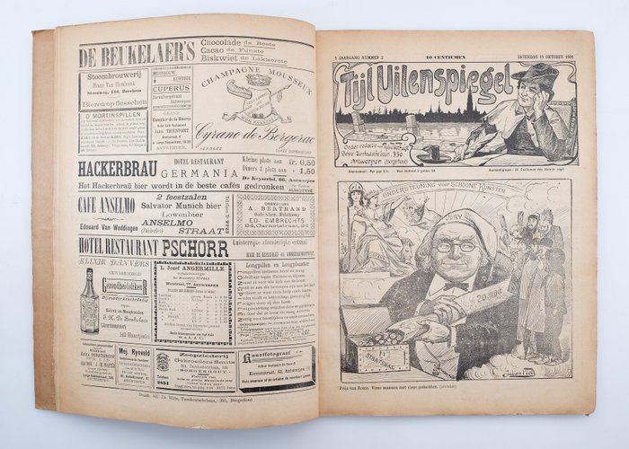 Tijl Uilenspiegel - Satirisch weekblad - 1901