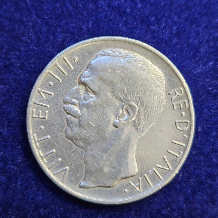 Italien Kongeriget Italien Vittorio Emanuele III di Savoia (1900-1946) 10 Lire 1928 "Biga" - 1 e 2 Rosette