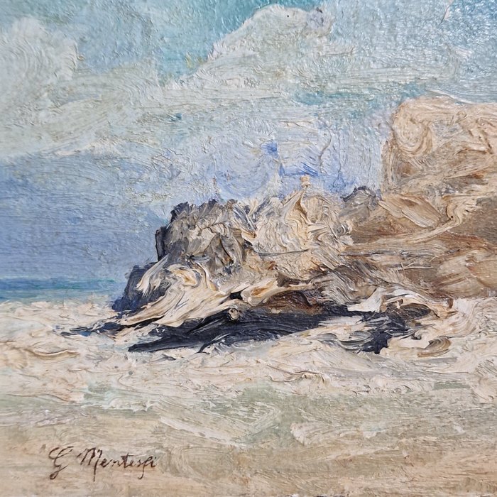 Giuseppe Mentessi (1857-1931) - Paesaggio - NO RESERVE