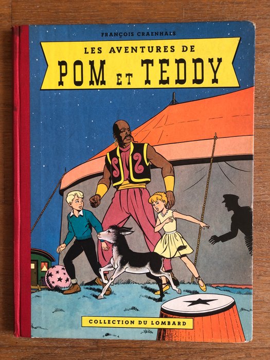 Pom et Teddy T1 - Les aventures de Pom et Teddy - C - 1 Album - Første udgave - 1956