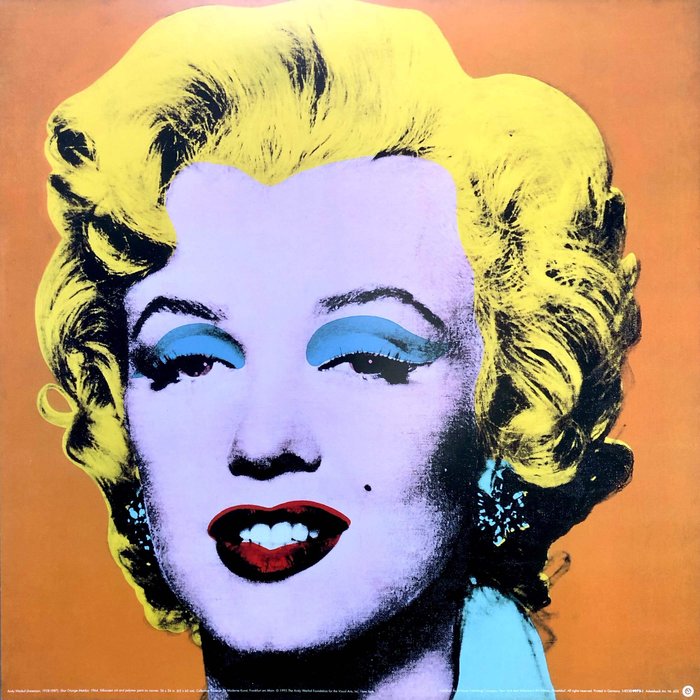 Andy Warhol (after) - Marilyn Monroe (Shot Orange) - Te Neues licensed offset print