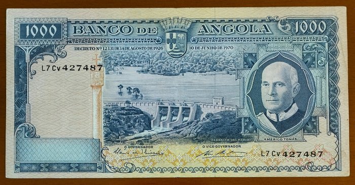 Angola - 3 x 1000 Escudos - Various Dates  (Ingen mindstepris)