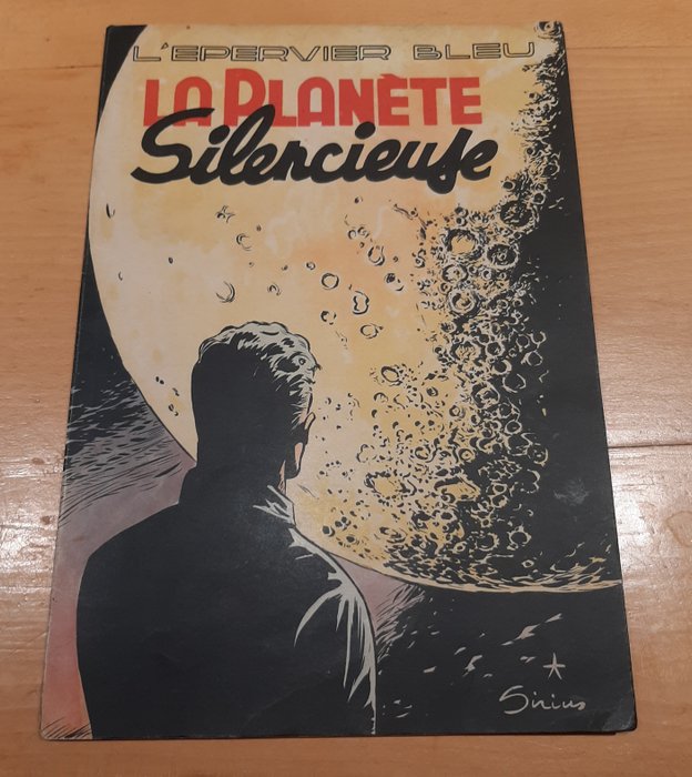 L'Epervier bleu T8 - La Planète silencieuse - B - 1 Album - Første udgave - 1954