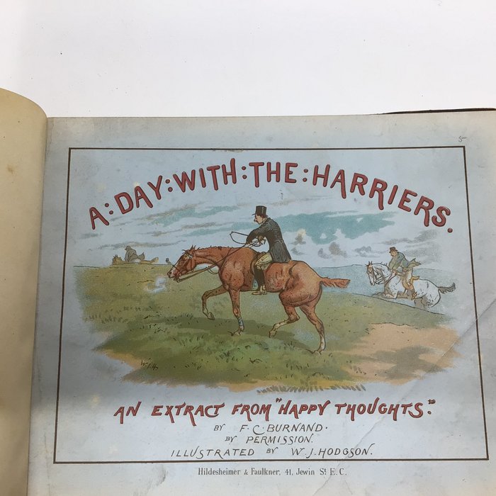 WJ Hodgson (ill) - Collection of 6 illustrated children's picture books mostly illustrated by WJ Hodgson - 1880