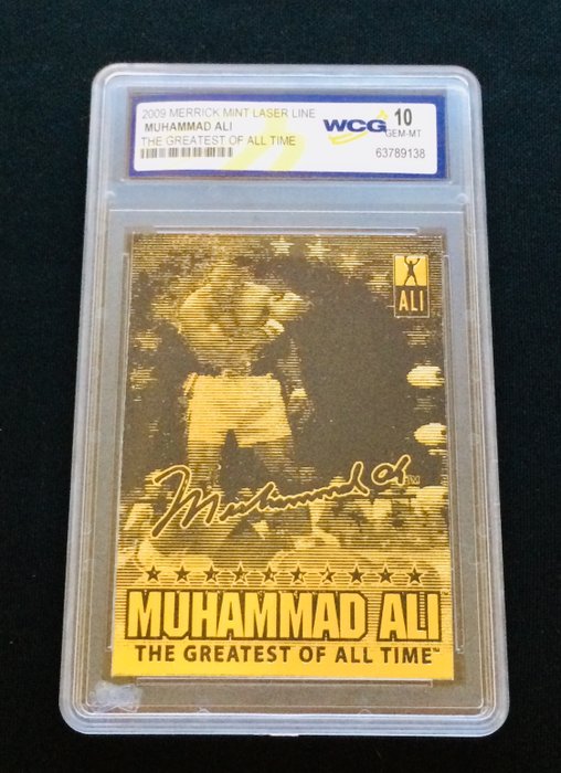 2009 - Merrick Mint Laser Line - Boxing - Muhammad Ali - The Greatest of all Time - 1 Graded card - WCG 10