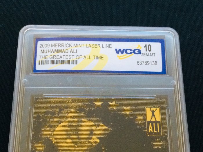 2009 - Merrick Mint Laser Line - Boxing - Muhammad Ali - The Greatest of all Time - 1 Graded card - WCG 10