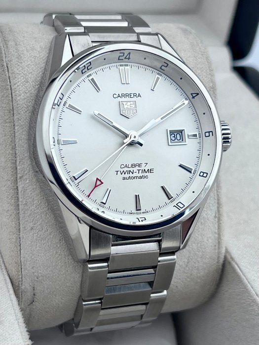 TAG Heuer - Carrera Twin-Time Automatic Calibre 7 GMT - WAR2011-0 - Mænd - 2011-nu