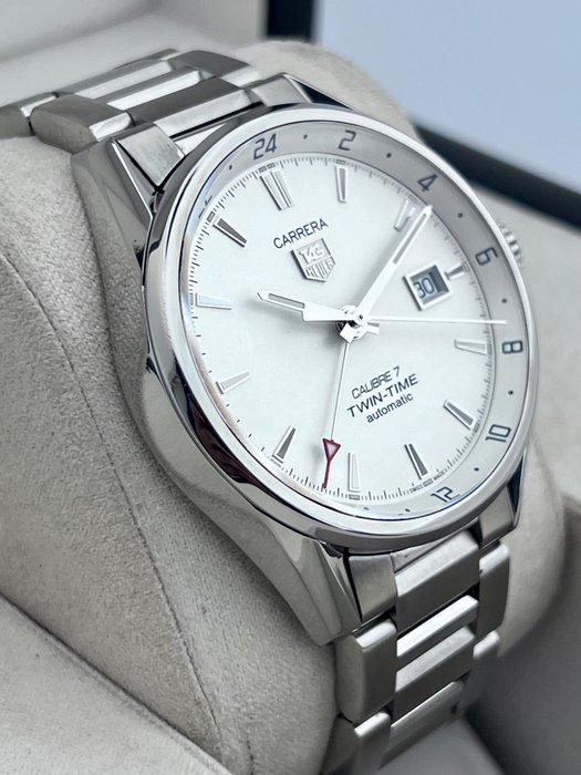 TAG Heuer - Carrera Twin-Time Automatic Calibre 7 GMT - WAR2011-0 - Mænd - 2011-nu