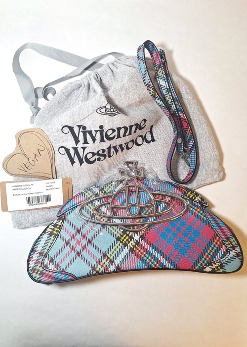 Vivienne Westwood - Amber Clutch - MacAndy Tartan - Håndtaske uden hank