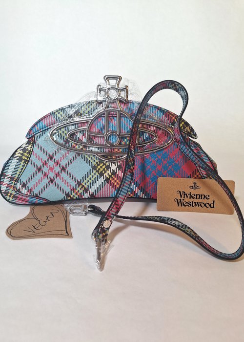 Vivienne Westwood - Amber Clutch - MacAndy Tartan - Håndtaske uden hank