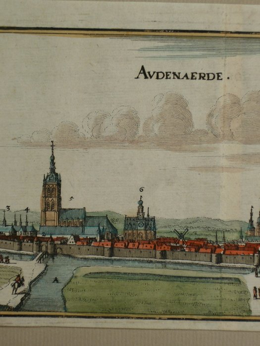 Europa - Belgien / Oudenaarde; Caspar Merian - Audenaerde - 1651-1660