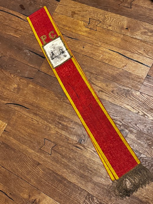 Storbritannien - Medalje - Circa 1850 The Order of Free Gardeners Ceremonial Sash/ Grand Master - 1850