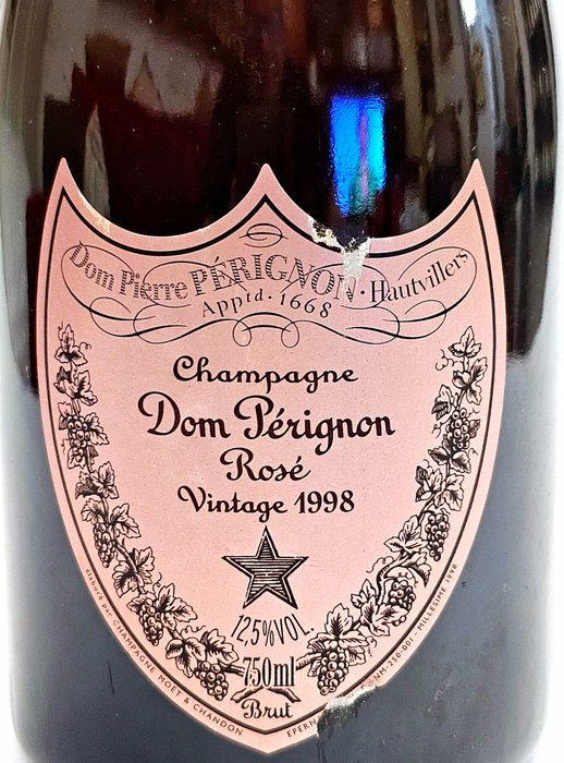 1998 Dom Pérignon, Vintage Rosè - Champagne, Épernay Brut - 1 Flaske (0,75L)