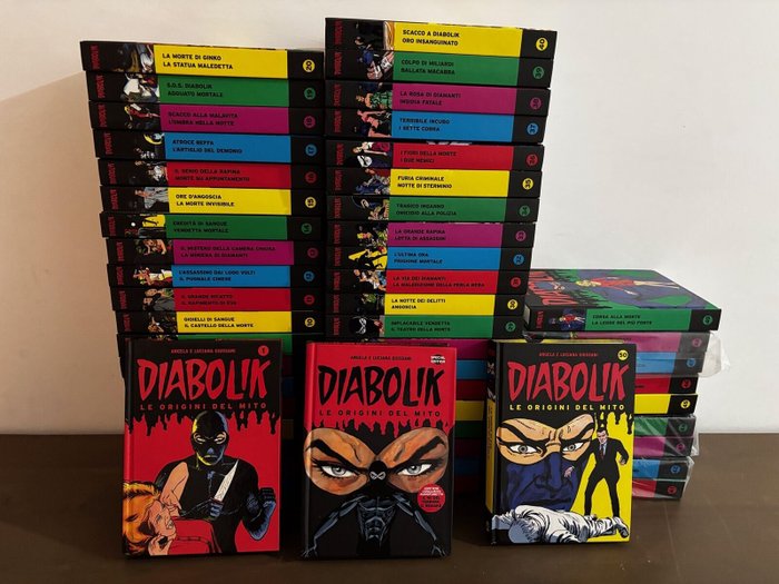 Diabolik nn. 1/50 + speciale con cd - Le origini del mito - 51 Comic - Første udgave - 2008