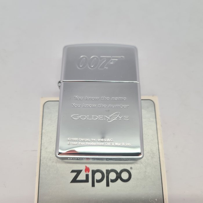 Zippo - James Bond - Goldeneye - Lighter - Messing