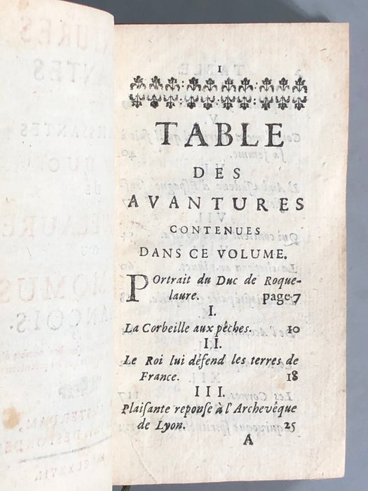 Antoine Le Roy - Avantures galantes et divertissantes du duc de Roquelaure ou le Momus françois - 1727