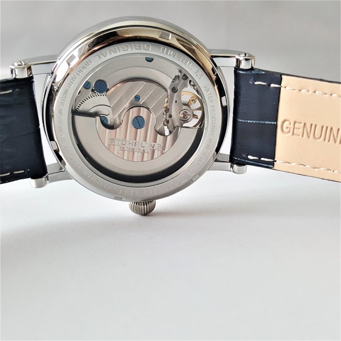 Stührling Original - Automatic - Moon - Dual Time - Open Heart - Skeleton - Gold - Ingen mindstepris - Mænd - Ny