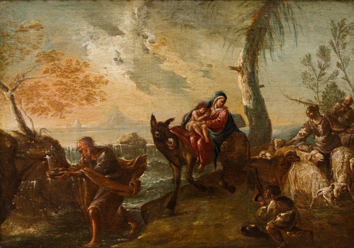 Scuola veneta (XVII secolo) da Paolo Veronese - La fuga in Egitto