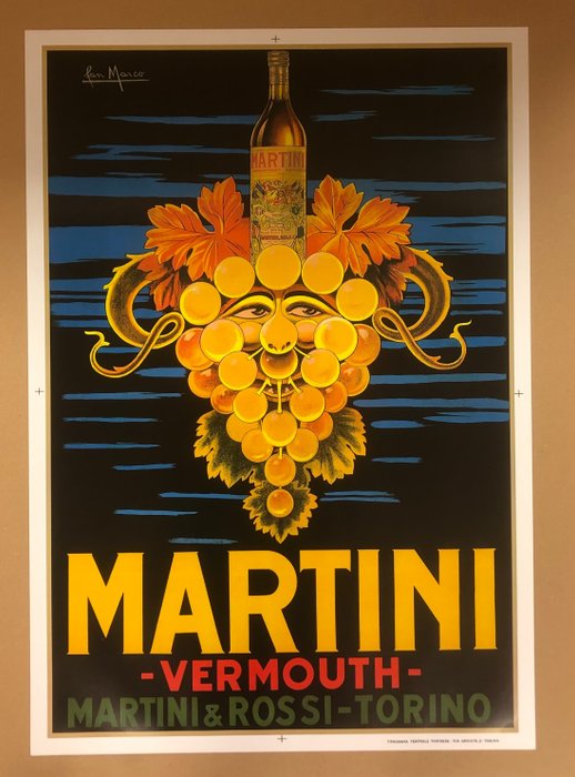 San Marco - Martini Vermouth - Martini  Rossi Torino - 1980‹erne